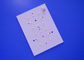 Алюминиевым приведенный материалом Пкб Смд 1 подгонянный слоем цвет белизны лампы плиты ПКБ солнечный