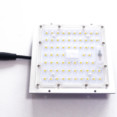 Квадратное набивка силикона наборов 50w 150lm/W уличного освещения СИД формы SMD3030