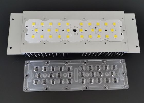 7070 SMD Sidewalk Module PC Lens Street Light Module 50W-120W With 158x103 Degree TYPE2-M
