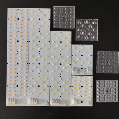 Купить OEM Custom SMD LED PCB Board Design Настраиваемый продукт PCBA для линз 50 * 50 мм Производство в сети