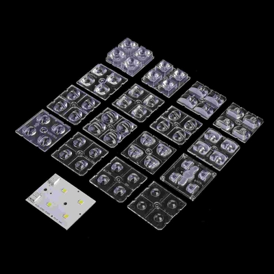 Купить 2x2 Led Module 50x50mm 4 в 1 светодиодные оптические линзы для дорожных фонарей Производство в сети