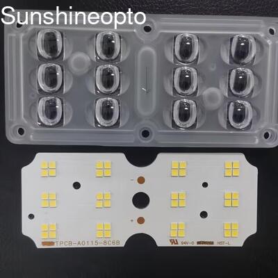 3030 SMD LED PCB Board for Street Light Modules Offering Customized Lens and Board Design and Power from 30 to 45W
