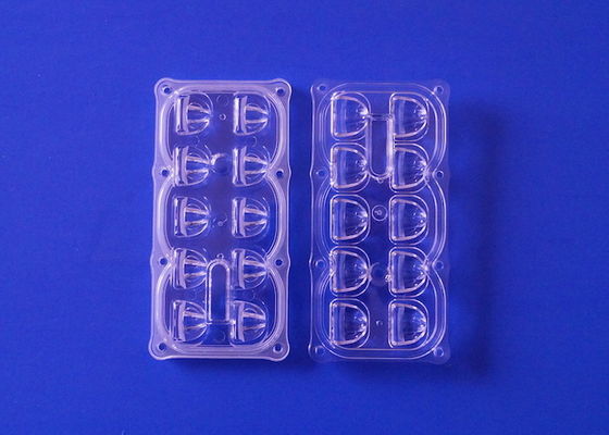 126MM 10 LED Street Light Optical Lens 135x55 Degree TYPEII-M 10/ 20 Watt