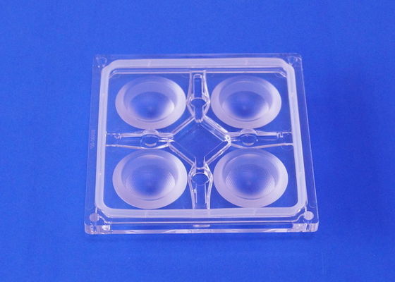 4 LED High Bay Light Lens 90X90MM Shop Box Type 5730 / 5050 SMD Optical Grade PC