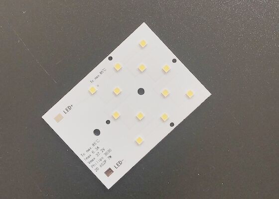 Купить Доска PCB модуля SMD3030 12LEDs алюминиевая 50x50mm 6W-10W Производство в сети