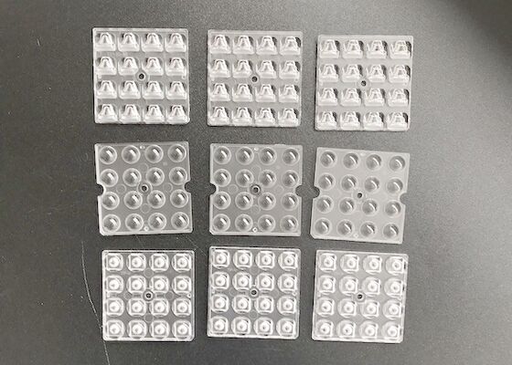 Купить 16 объектив ПК 24LEDs SMD3030 SMD5050 оптически для 50x50mm Производство в сети