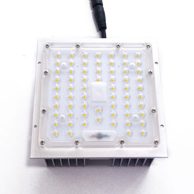 Square Shape SMD3030 LED Street Lighting Kits 50w 150lm/W Silicone Gasket