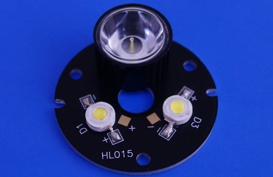 Optical PMMA LED Collimator Lens with 45 Degree Viewing Angle and 19.8*10.75mm Size for LED Spotlight