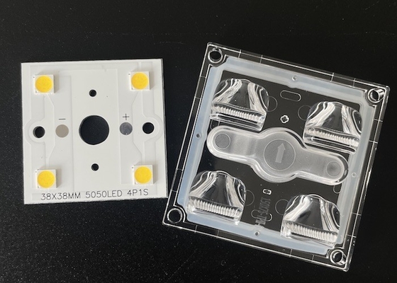MINI LED Street light module 4 LED с водонепроницаемой ПК линзой 150X75 градусов с уплотнением