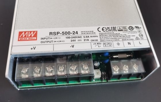 Закрытый импульсный источник питания переменного и постоянного тока MEAN WELL RSP-500-24, 24 В, 21 А, 504 Вт, с одним выходом