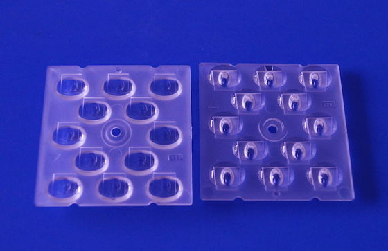 50x50 мм светодиодные уличные объективы с оптическим материалом PC и углом луча TPIII-M для светодиодов SMD 3030