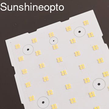 Оптовая продажа 150 Вт SMD 3030 привела доску печатной платы с объективом массива оптики коэффициента пропускания 91%