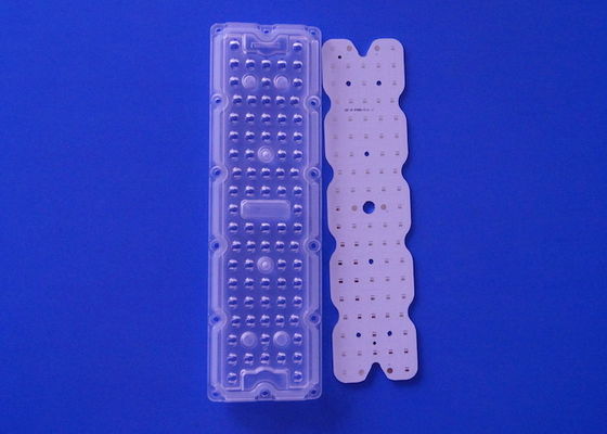 6 Volt 80 LED 3030 SMD Street lamps Array PC Lens 70x140 Degree Streetlight 50W 60W