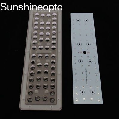 50W ПК Коллиматорный светодиодный объектив с несколькими углами луча и светодиодной платой SMD 3030 для освещения