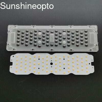 Основная часть 50W 72 IN 1 3030 SMD Светодиодная печатная плата с объективом 250x74x6,15 мм для светлой фабрики