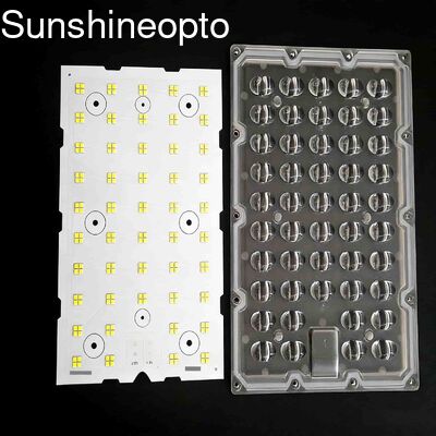 192PCS 3030 SMD LED Street Light Module с 210x240x35 мм теплоотводом для 150 Вт