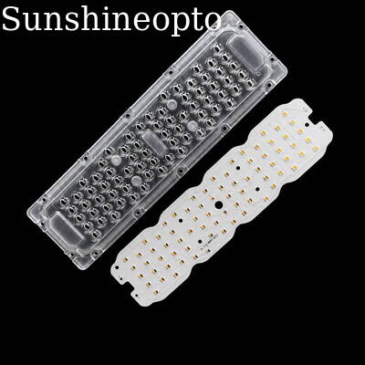 60W 72pcs SMD 3030 Светодиодный модуль уличного освещения с углом луча 80×150 градусов
