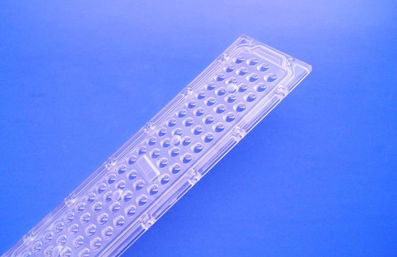 Объектив уличного фонаря СИД 50В СМД 3030 с вертикальным углом 136кс78 градусов и материалом ПК оптического ранга